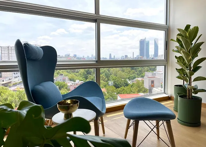 Apartamento New In Building With Pool, Rooftop And Gym In Condesa